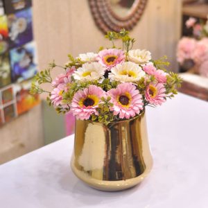 Artificial Flowers Plant Pot